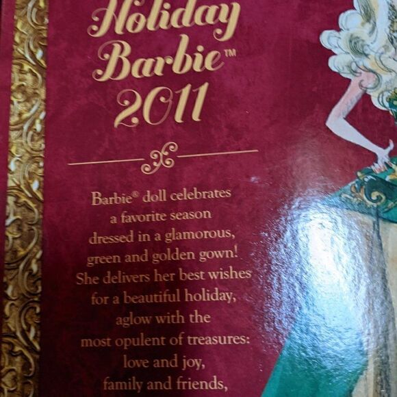 2011 Holiday Barbie Doll New Barbie Collector NIB - Picture 8 of 8